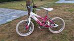 Kinderfiets wit/roze, Ophalen, Gebruikt, Zijwieltjes