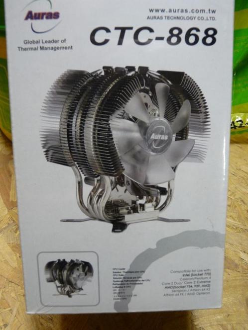 Splinternieuwe AURAS CTC-868 openklapbare CPU-cooler, Computers en Software, Computerkoelers, Ophalen