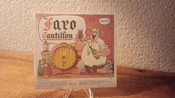 Brasserie bière étiquette Faro Cantillon