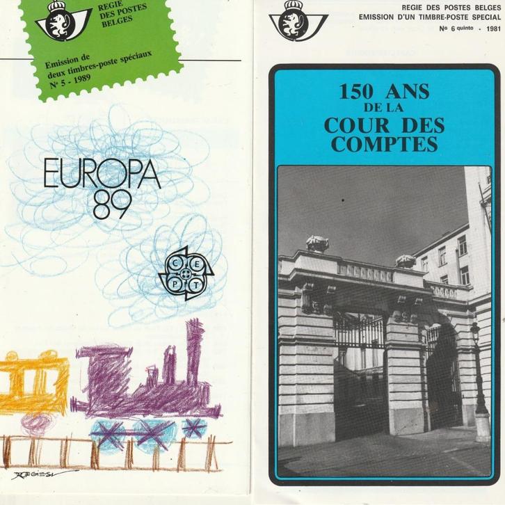 lot van 6 stuks ,,FDC – Eerste dagafstempeling uitgifte post, Postzegels en Munten, Postzegels | Europa | België, Gestempeld, 1e dag stempel