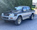 Mitsubishi L200 GLX | 4x4 | 5 PL | Airco, Auto's, Mitsubishi, 2500 cc, Stof, Gebruikt, Zwart