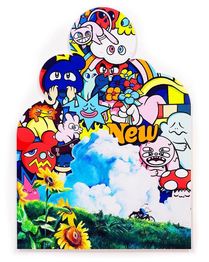 Vexx - Cloud 6, Antiek en Kunst, Kunst | Litho's en Zeefdrukken, Ophalen of Verzenden