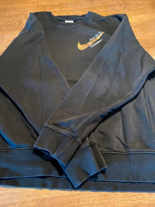 Sweater Nike L met gouden logo, Kleding | Heren, Truien en Vesten, Zo goed als nieuw, Maat 52/54 (L), Ophalen of Verzenden