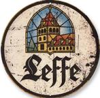 Reclamebord vintage Leffe rond - mancave poolhouse nieuw, Verzamelen, Merken en Reclamevoorwerpen, Ophalen of Verzenden, Reclamebord