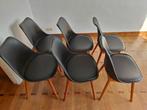 6 chaises noir similicuir, Ophalen, Gebruikt, Zwart, Vijf, Zes of meer stoelen