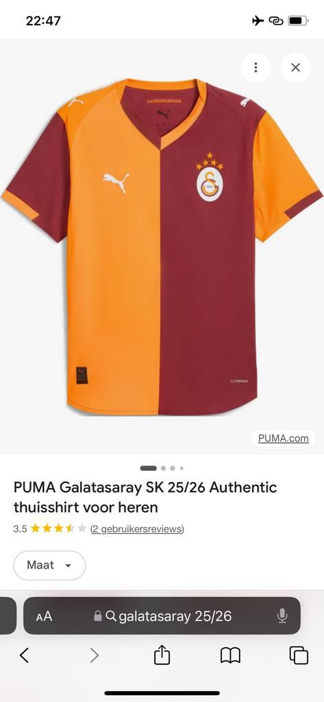 Galatasaray 25/26 thuisshirt, Sport en Fitness, Voetbal, Shirt, Verzenden