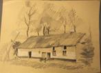 Schets hoeve Keerbergen door L. Boschmans, Ophalen of Verzenden