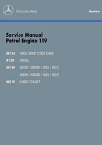 Mercedes E124, E140, E210, R129 M119 Motor Werkplaatshandboe, Ophalen of Verzenden