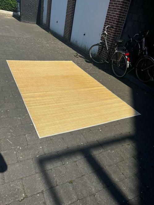 Bamboe vloermat 195cm x 300 cm tapijt, Huis en Inrichting, Stoffering | Tapijten en Vloerkleden, Zo goed als nieuw, 150 tot 200 cm