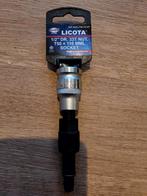 Licota 1/2" DR 33T NUT T 50 X 110MML SOCKET, Verzenden