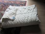 donsdeken dubbel voor 1 persoon, Huis en Inrichting, Ophalen, Gebruikt, Eenpersoons, Wit