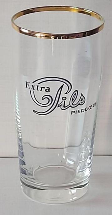 Beau ancien verre à bière Extra Pils Piedboeuf beschikbaar voor biedingen