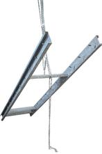 Galva trap stalen verzinkte profielen trapwangen trapbomen, Enlèvement, Utilisé