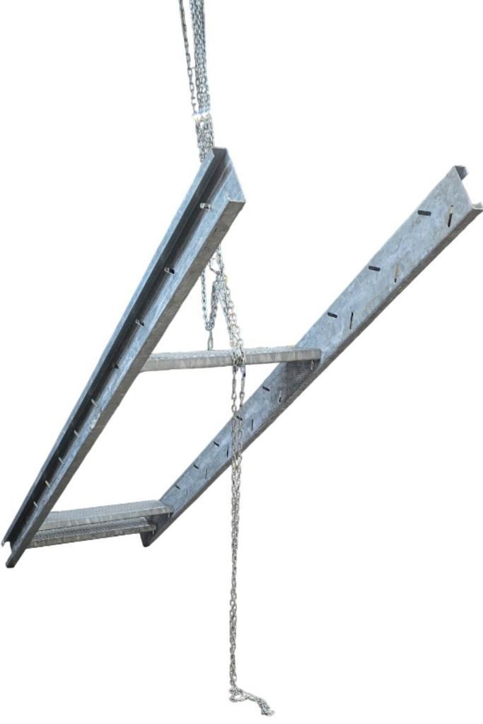 Galva trap stalen verzinkte profielen trapwangen trapbomen, Bricolage & Construction, Bricolage & Rénovation Autre, Utilisé, Enlèvement