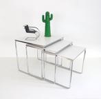 Seventies Brabantia mime set Vintage space age bijzettaffels, Verzamelen, Ophalen, Huis en Inrichting