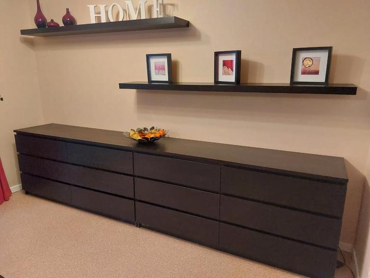 Commode ikea, Maison & Meubles, Accessoires pour la Maison | Étagères murales & Rayons de bibliothèque, Enlèvement