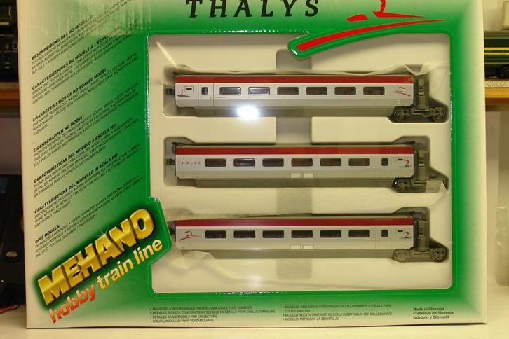 MEHANO T679 DC TGV THALYS SNCB SNCF NMBS, Hobby en Vrije tijd, Modeltreinen | H0, Zo goed als nieuw, Wagon, Gelijkstroom of Wisselstroom