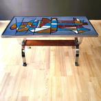 ✔️ Design salontafel Cedem (België) jaren 70, Minder dan 50 cm, 50 tot 100 cm, Verzenden, Design 70s'