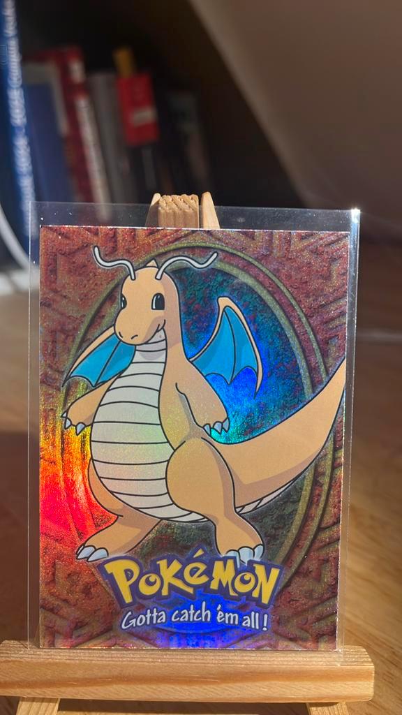 Dragonite #E12 topps, Hobby en Vrije tijd, Verzamelkaartspellen | Pokémon, Zo goed als nieuw, Losse kaart, Foil, Ophalen of Verzenden