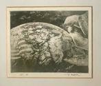 Roland MASSA (°1943) - ets, Antiek en Kunst, Kunst | Etsen en Gravures, Ophalen of Verzenden