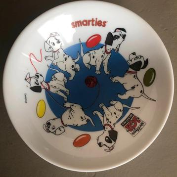 Smarties, assiette creuse Disney, 101 Dalmariens, Enlèvement ou Envoi, Comme neuf, Ustensile