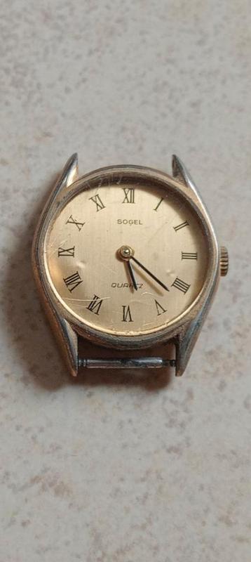 Ancienne montre Sogel Quartz dorée pour femme  beschikbaar voor biedingen