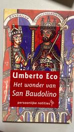 Umberto Eco - Het wonder van San Baudolino, Ophalen of Verzenden, Zo goed als nieuw, Umberto Eco
