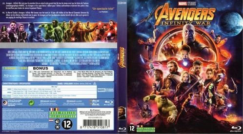 avengers  infinity war (blu-ray) neuf, CD & DVD, Blu-ray, Comme neuf, Action, Enlèvement ou Envoi