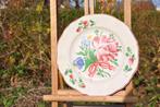 assiette decorative fleur rose et bleu st clement, Antiek en Kunst, Ophalen of Verzenden