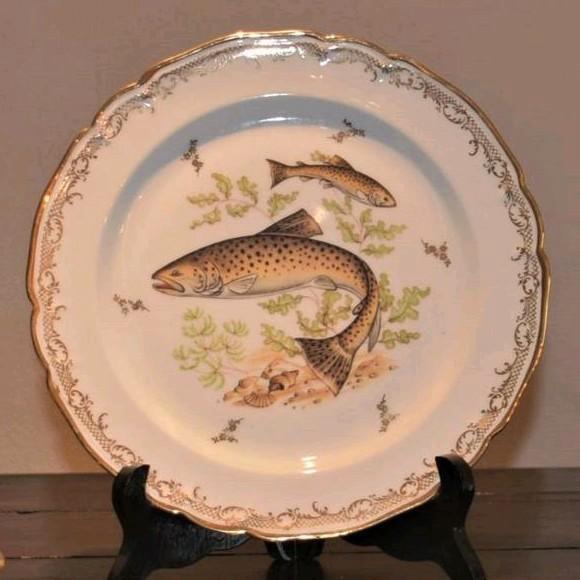 SERVICE A  POISSON(PORCELAINE DE LIMOGES), Maison & Meubles, Cuisine | Vaisselle, Enlèvement