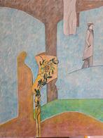 Peter De Glas schilderij op doek 1998, Ophalen