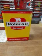 oud, gefluistabiliseerd, leeg, olieblik van Polaroil, Verzenden, Gebruikt, Overige, Overige merken