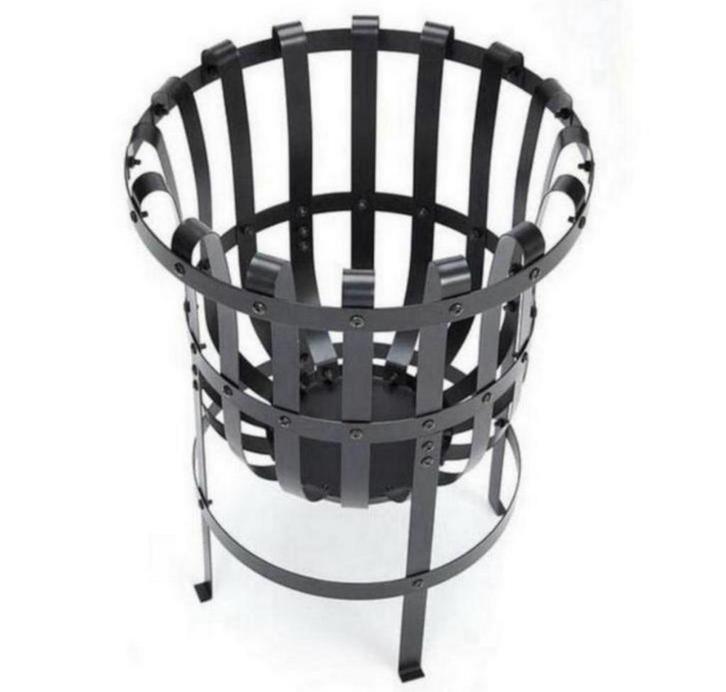 NIEUW zwart Metaal Metalen Vuurkorf Vuur korf rek tuin groot, Tuin en Terras, Vuurkorven, Nieuw, Vuurkorf, Ophalen of Verzenden