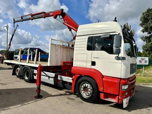 MAN TG 360 A 6x2 + CRANE ATLAS 100.1 A3 - PLATFORM 5m80 - E3, Auto's, Vrachtwagens, Bedrijf, Te koop, ABS, Elektrische ramen, MAN