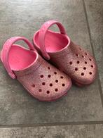Roze glittercrocs maat 27/28, Kinderen en Baby's, Babykleding | Schoentjes en Sokjes, Ophalen, Gebruikt