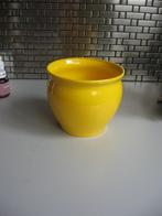 Cache-pot Vintage 1990' en céramique jaune Tournesol. Est re, Maison & Meubles, Accessoires pour la Maison | Vases, Neuf, Moins de 50 cm