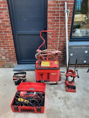 HILTI SET. diamantboor TYPE DD-EC-1 VOOR NAT EN DROOG HANDBE, Doe-het-zelf en Bouw, Boormachine, 600 watt of meer, Variabele snelheid