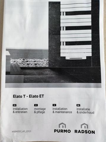 Radiateur sèche serviette Purmo Radson  beschikbaar voor biedingen