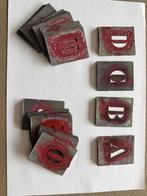 Complete set vintage metalen stencils, Enlèvement ou Envoi, Utilisé