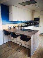 Volledige keuken, Huis en Inrichting, Keuken | Complete keukens, Ophalen, Gebruikt, Crème, U-keuken