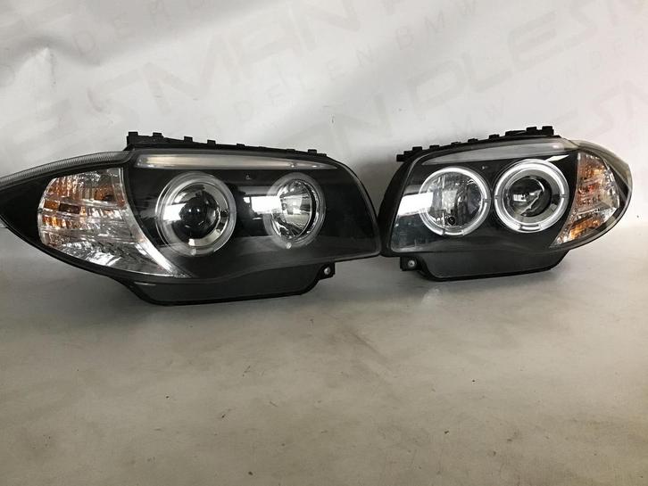 Koplampen angel eyes (imitatie) BMW E81/E87, Auto-onderdelen, Verlichting, BMW, Gebruikt, Ophalen of Verzenden