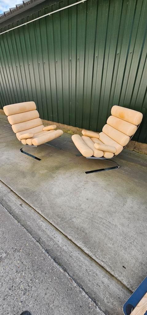 2 vintage design COR Sinus fauteuils, Huis en Inrichting, Fauteuils, Gebruikt, Stof, Ophalen