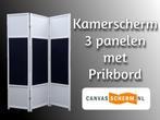 Kamerscherm hout met Prikbord, Verzenden, Nieuw