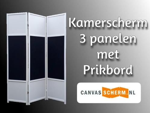 Kamerscherm hout met Prikbord, Huis en Inrichting, Woonaccessoires | Kamerschermen, Nieuw, Verzenden