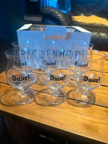 6 Duvel Apero galop glazen. Nieuw. beschikbaar voor biedingen
