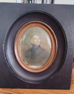 Miniatuur schilderijtje op mica 19de eeuw: Chopin, Ophalen of Verzenden