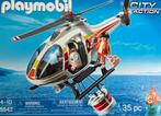 Playmobil blushelikopter, Kinderen en Baby's, Speelgoed | Playmobil, Ophalen, Gebruikt, Complete set