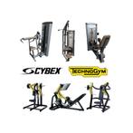 Complete Krachtset Technogym en Cybex | 14 machines | LEASE, Overige typen, Gebruikt, Rug, Ophalen