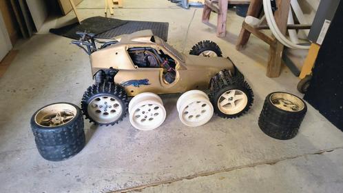FG marder met 4 one of a kind velgen., Hobby en Vrije tijd, Modelauto's | 1:5 tot 1:12, Gebruikt, Ophalen
