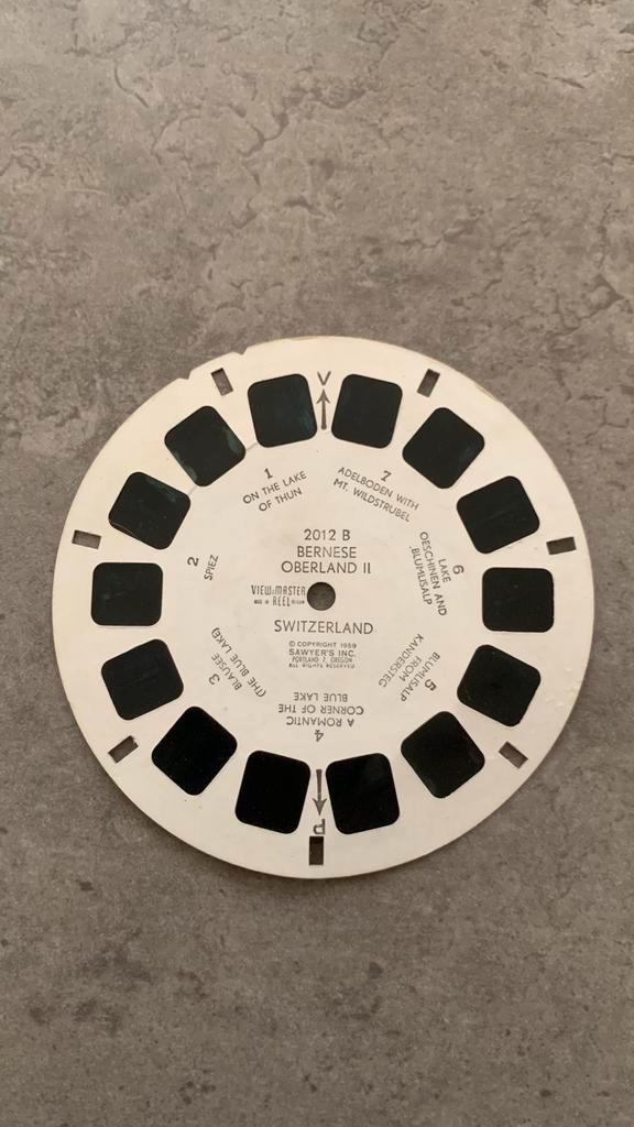 View-Master Suisse Bernese Oberland II — 1 schijf, Verzamelen, Speelgoed, Gebruikt, Ophalen of Verzenden